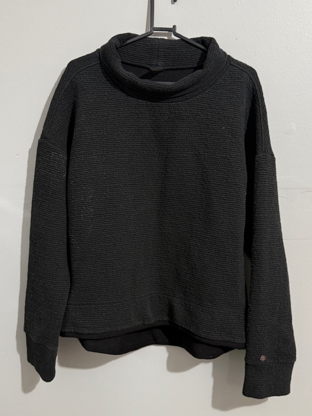 Calia Carrie Underwood Sweater Womens Large Textured Gauzy Thick Cowl Neck